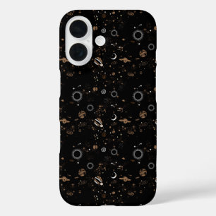Space Pattern iPhone 16 Case