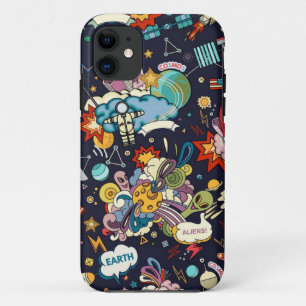 Space pattern iPhone 11 case
