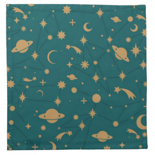 Space pattern cloth napkin