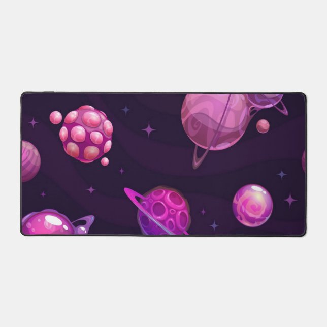 Space pattern desk mat (Front)