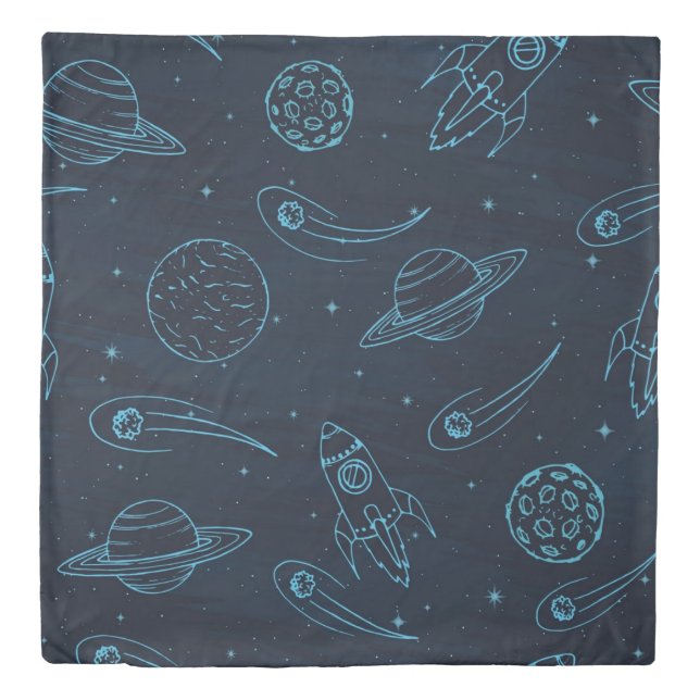 Space pattern duvet cover (Front)