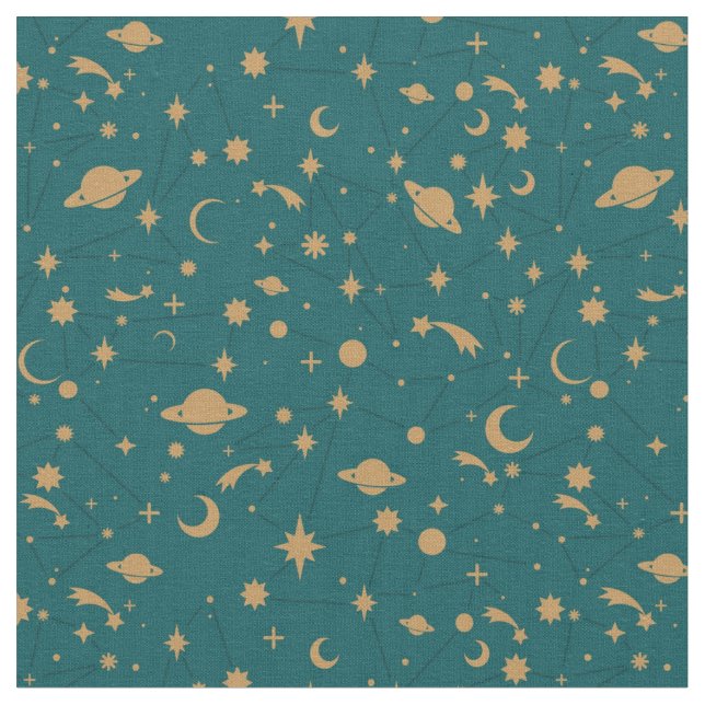 Space pattern fabric (Close Up)