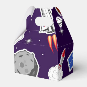 Space pattern favor boxes