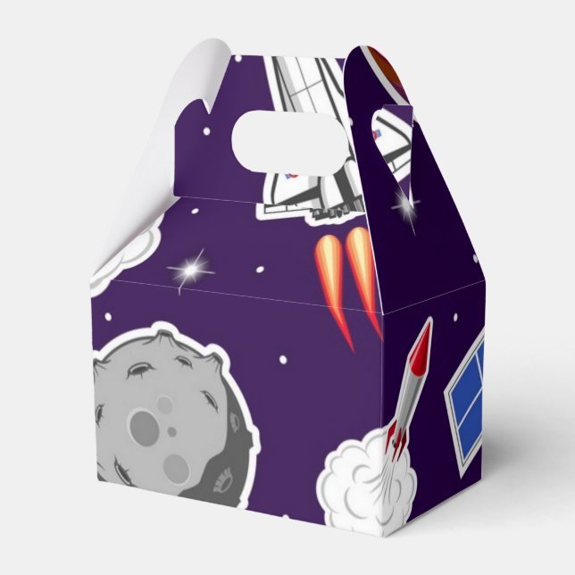Space pattern favor boxes (Front Side)