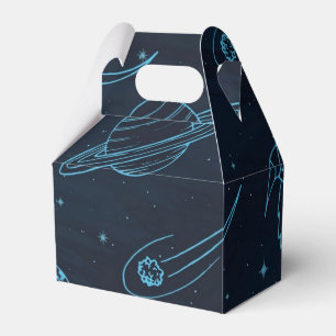 Space pattern favor boxes