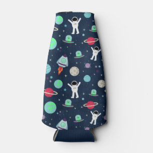 Space Pattern illustration Bottle Cooler