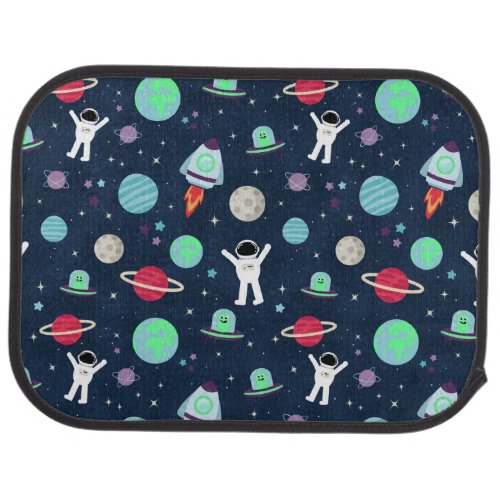 Space Pattern illustration Car Floor Mat