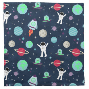 Space Pattern illustration Cloth Napkin