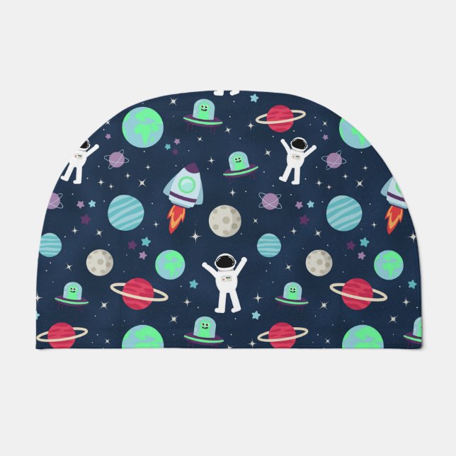 Space Pattern illustration Doormat (Front)