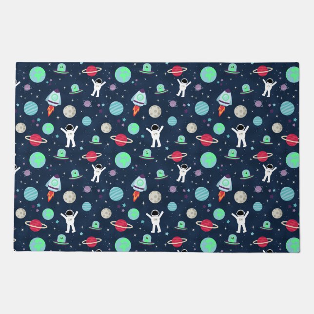 Space Pattern illustration Doormat (Front)
