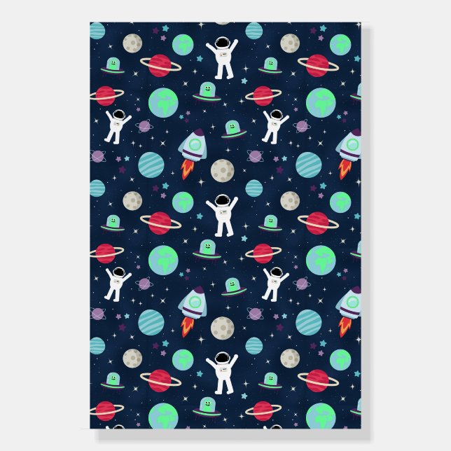 Space Pattern illustration Foam Board (Front)