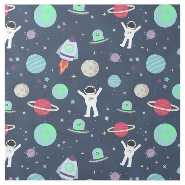 Space Pattern illustration Gallery Wrap (Front)