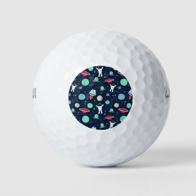 Space Pattern illustration Golf Balls (Front)
