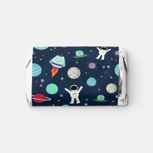 Space Pattern illustration Hershey's Miniatures