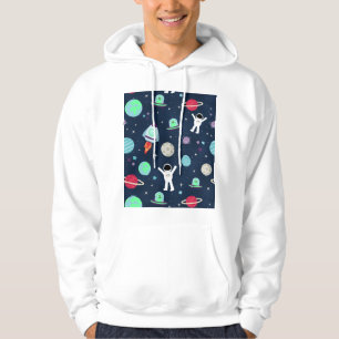 Space Pattern illustration Hoodie