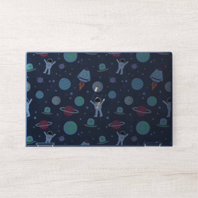 Space Pattern illustration HP Laptop Skin (Front)