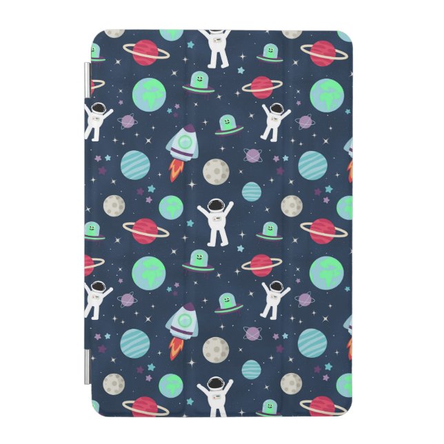 Space Pattern illustration iPad Mini Cover (Front)