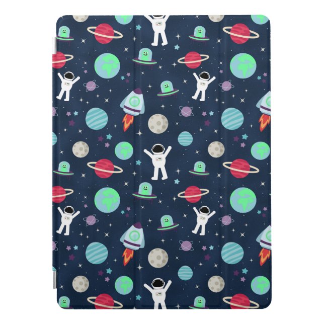 Space Pattern illustration iPad Pro Cover (Front)