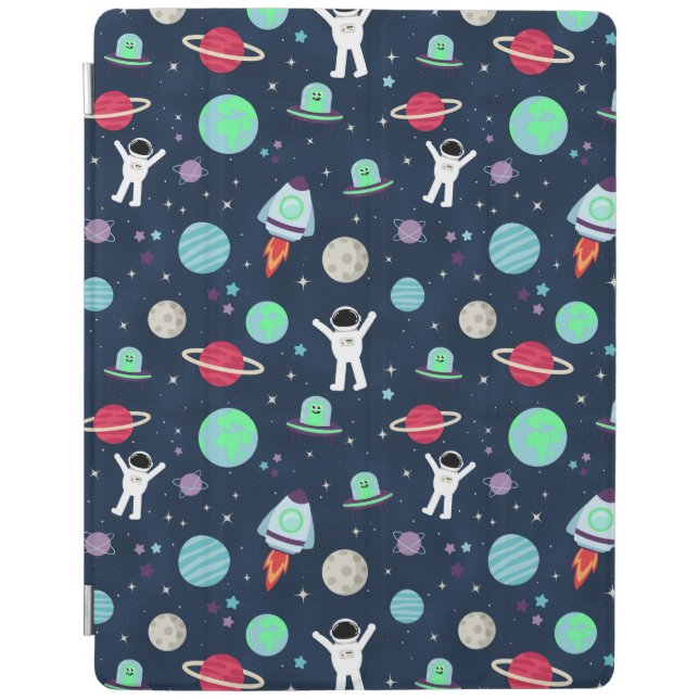 Space Pattern illustration iPad Smart Cover (Front)
