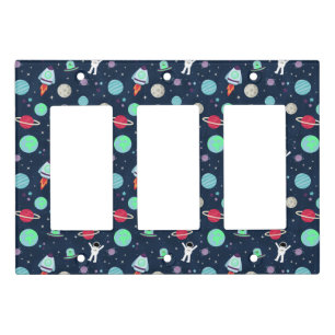 Space Pattern illustration Light Switch Cover
