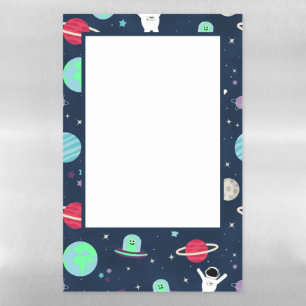 Space Pattern illustration Magnetic Dry Erase Sheet