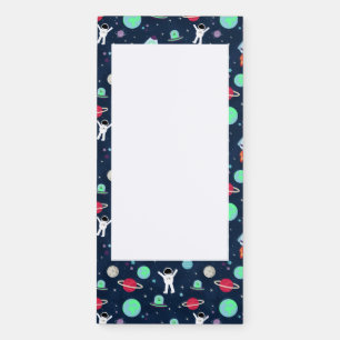Space Pattern illustration Magnetic Notepad