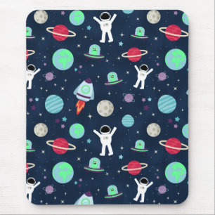 Space Pattern illustration Mouse Pad