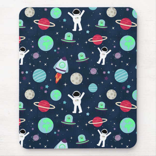 Space Pattern illustration Mouse Pad (Front)