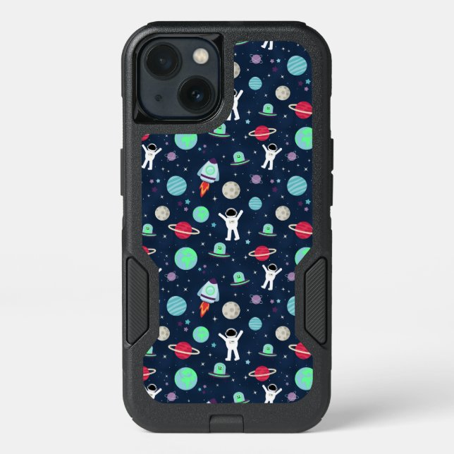 Space Pattern illustration Otterbox iPhone Case (Back)