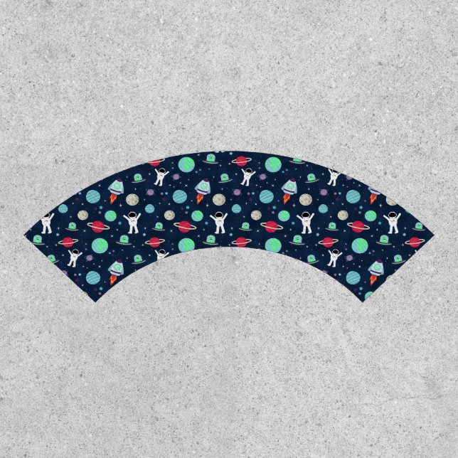 Space Pattern illustration Patch (Front)