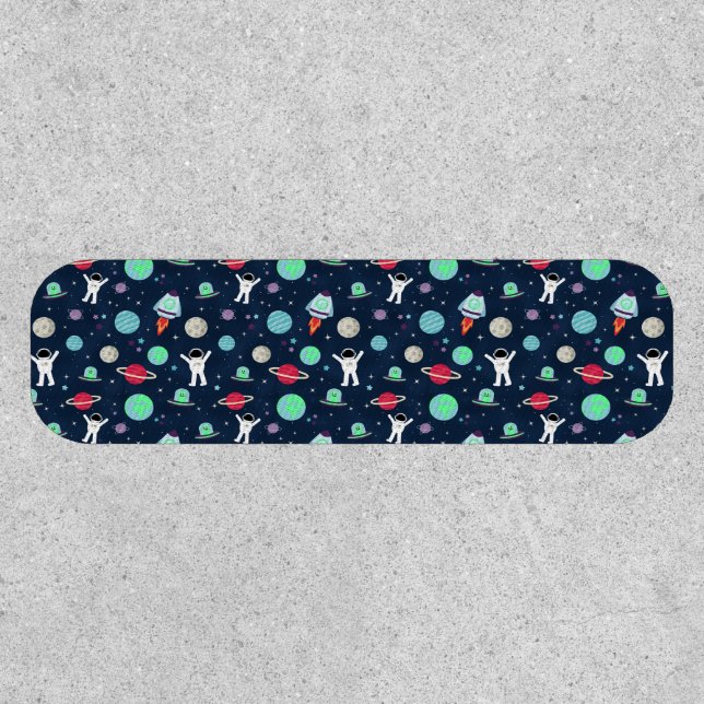 Space Pattern illustration Patch (Front)