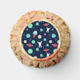 Space Pattern illustration Reese's Peanut Butter Cups