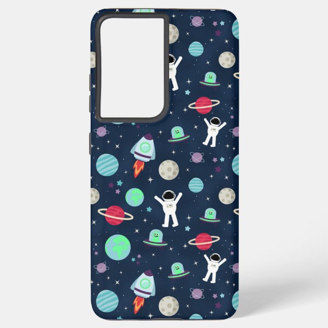Space Pattern illustration Samsung Galaxy Case (Back)