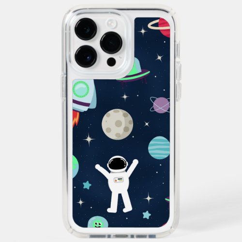Space Pattern illustration Speck iPhone 14 Pro Max Case
