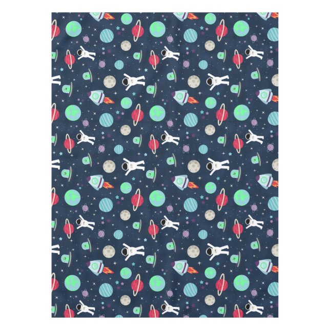 Space Pattern illustration Tablecloth (Front)