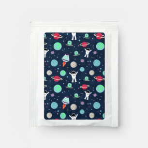 Space Pattern illustration Tea Bag Drink Mix