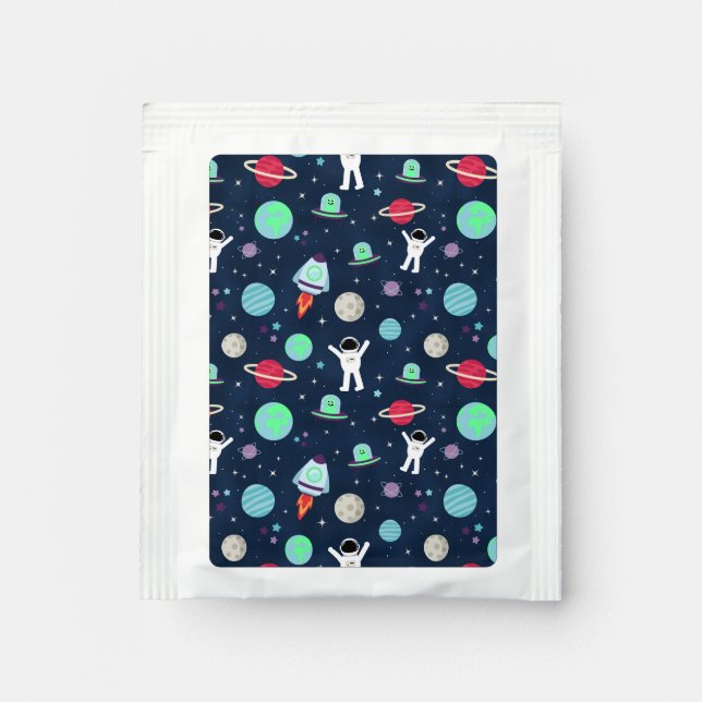 Space Pattern illustration Tea Bag Drink Mix (Front)