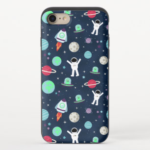 Space Pattern illustration iPhone 8/7 Slider Case