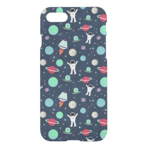 Space Pattern illustration iPhone SE/8/7 Case
