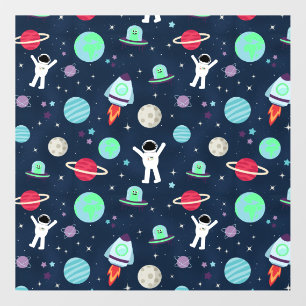 Space Pattern illustration Wall Decal