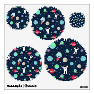 Space Pattern illustration Wall Decal