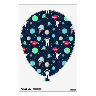 Space Pattern illustration Wall Decal