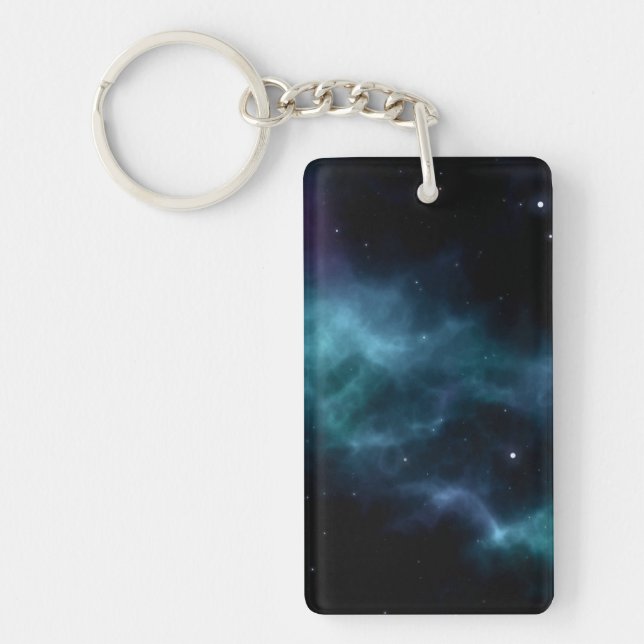 Space pattern keychain (Front)
