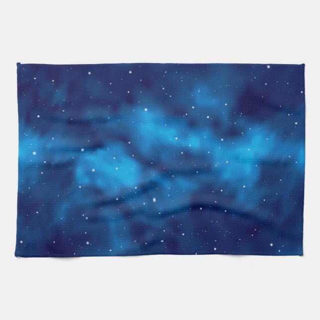 Space pattern kitchen towel (Horizontal)