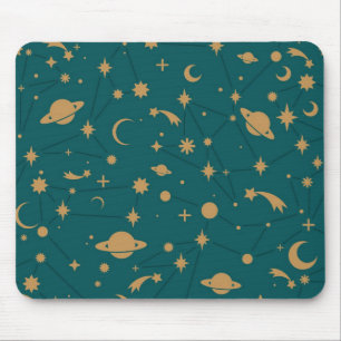 Space pattern mouse pad