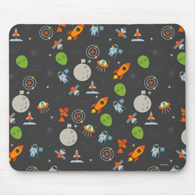 Space Pattern Mouse Pad (Front)
