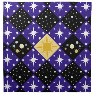Space Pattern Napkin