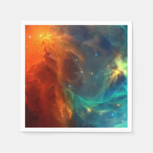 Space pattern napkins