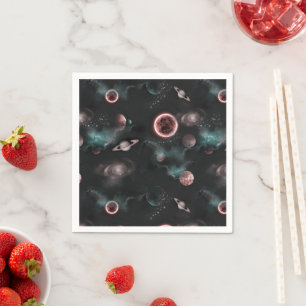 Space Pattern Napkins
