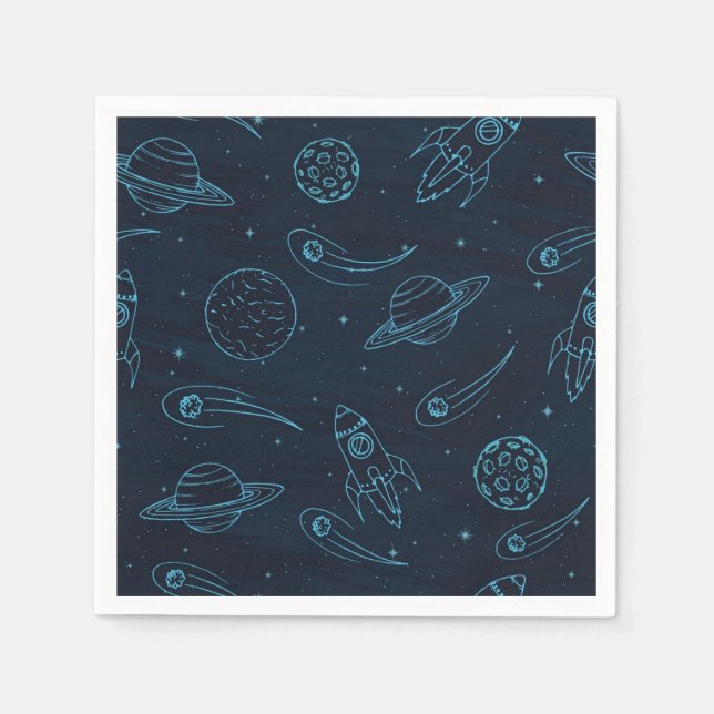 Space pattern napkins (Front)